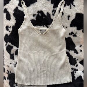 Bebe vintage knit tank size large